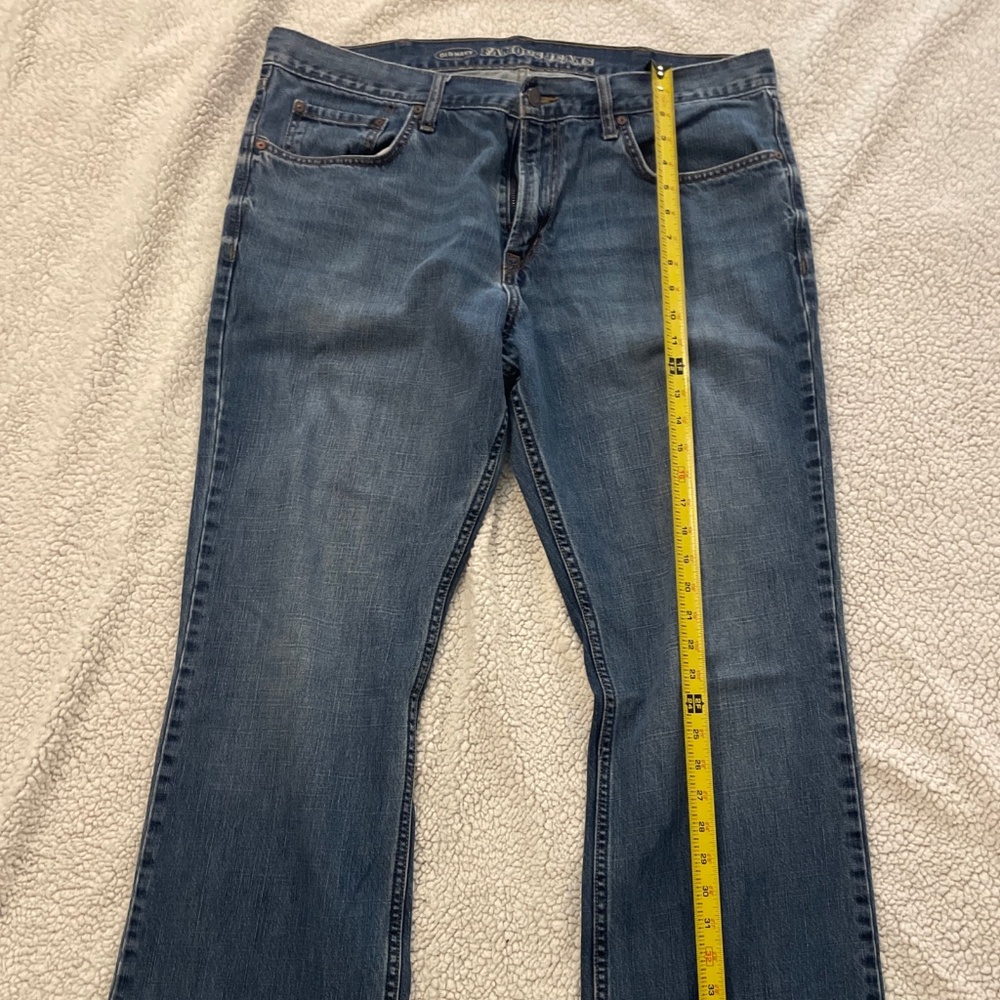Old Navy Famous Jeans Relaxed Boot-Cut 100% Cotton, Size 38x32